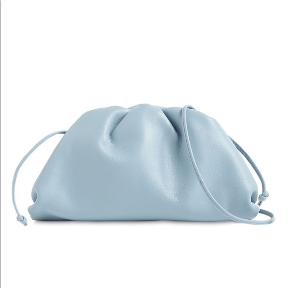 Bottega Veneta Handbags - Bottega Veneta light blue small pouch